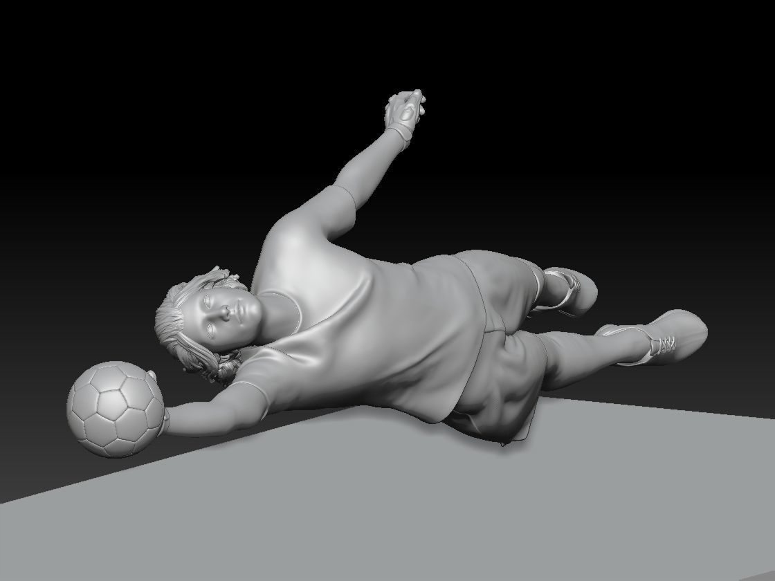 SOCCER GOALKEEPER 1 3D print model_4