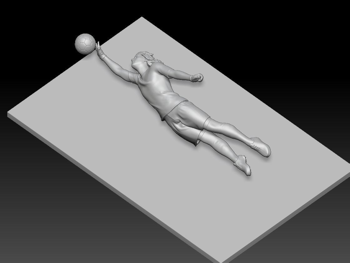 SOCCER GOALKEEPER 1 3D print model_1