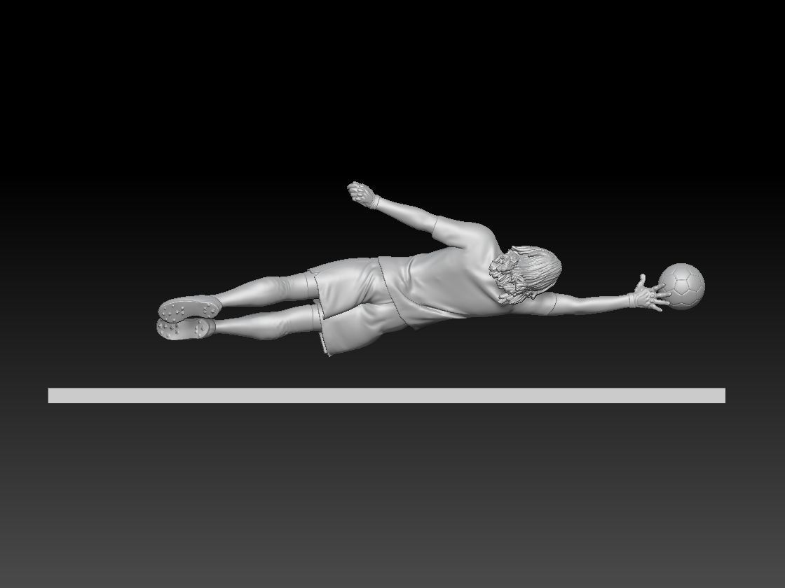 SOCCER GOALKEEPER 1 3D print model_2