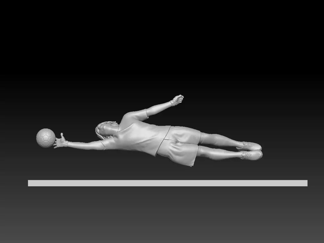 SOCCER GOALKEEPER 1 3D print model_0