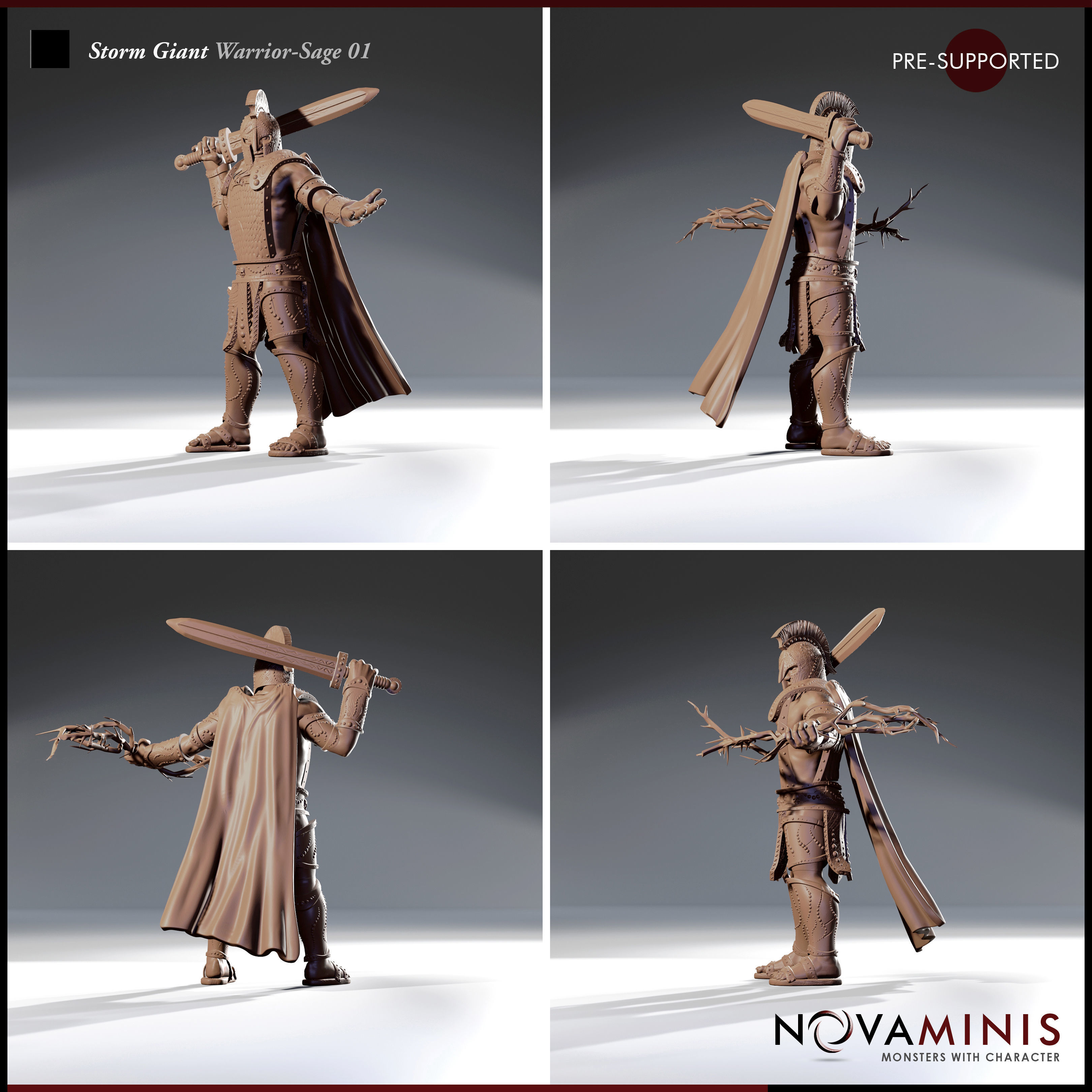 Storm Giant Warrior-Sage 01 3D print model_2