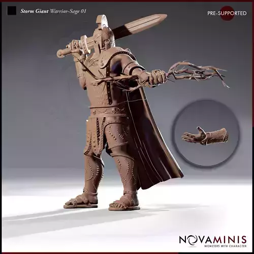 Storm Giant Warrior-Sage 01 3D print model