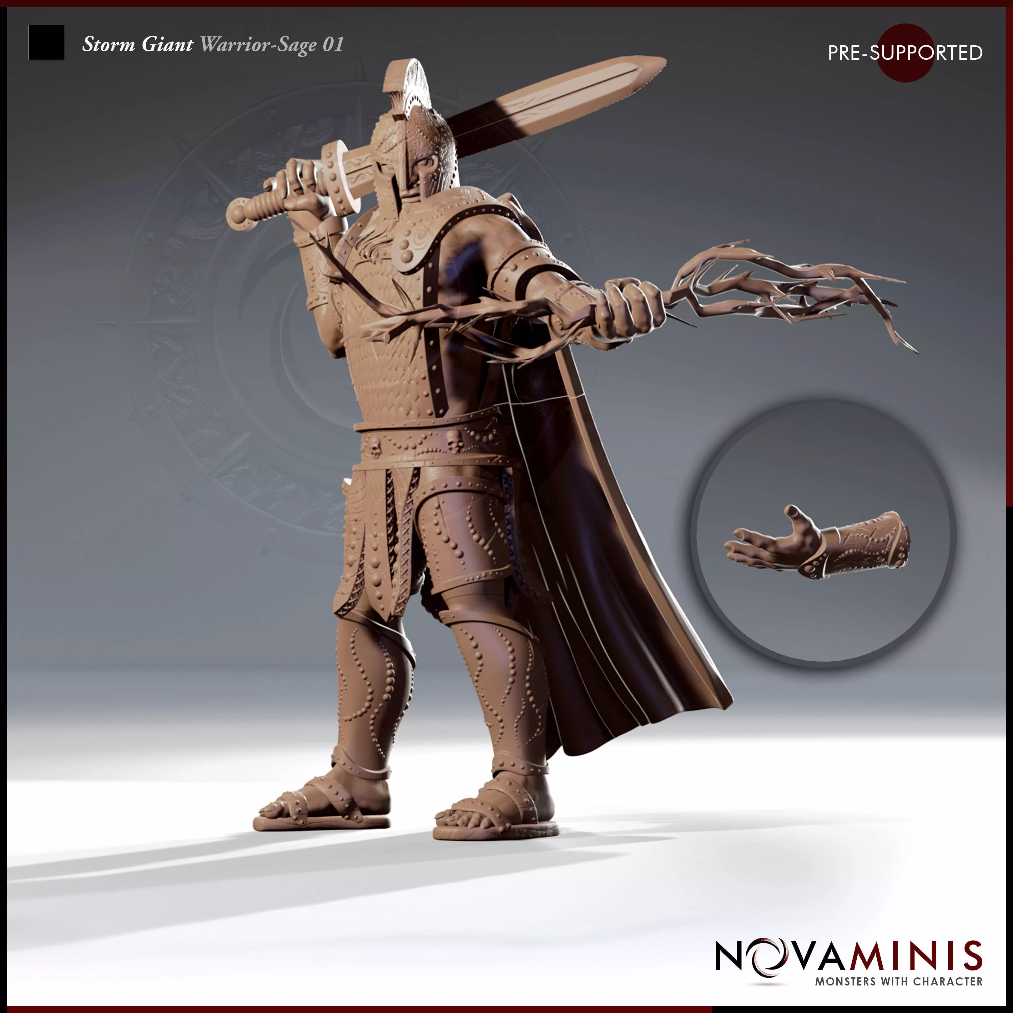 Storm Giant Warrior-Sage 01 3D print model_0