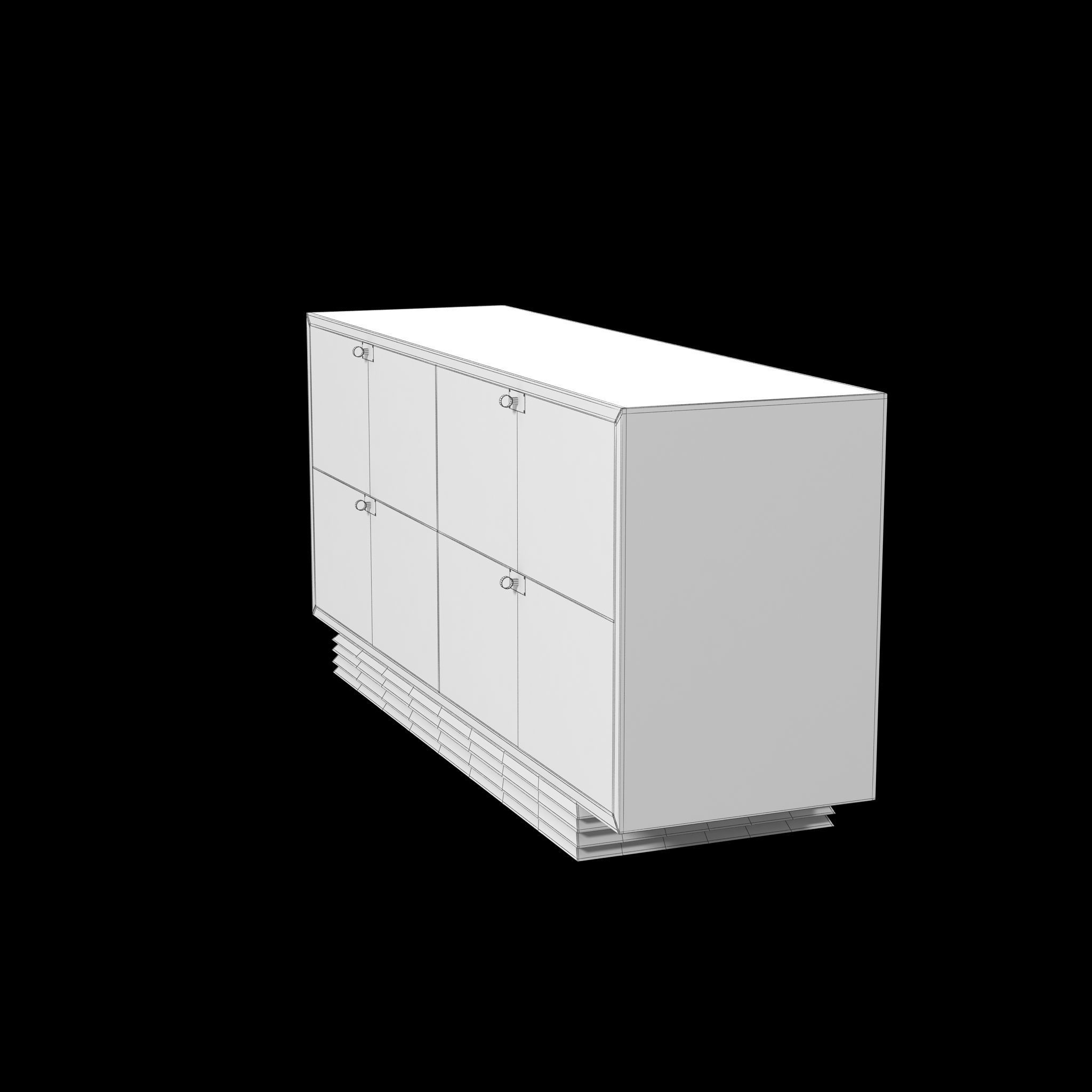 Elitis La Baie De Anges Buffet Low-poly 3D model_19