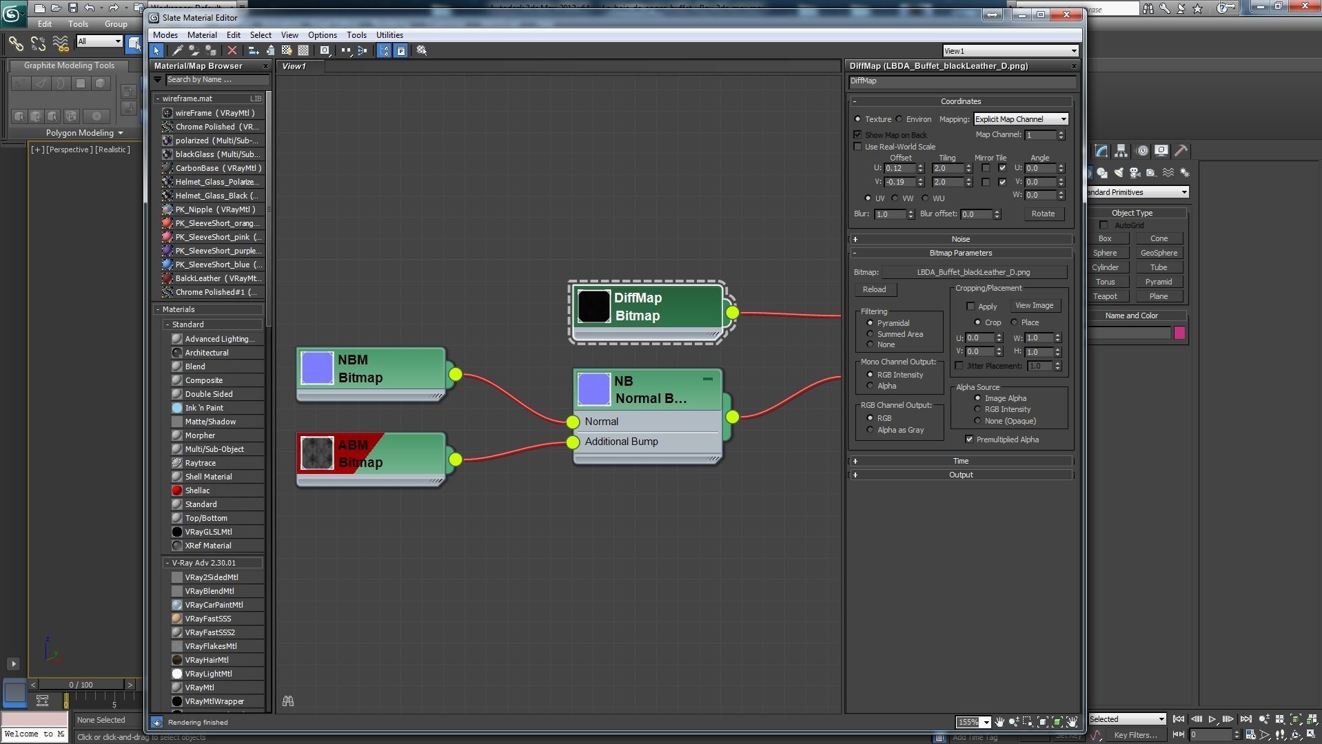 Elitis La Baie De Anges Buffet Low-poly 3D model_24