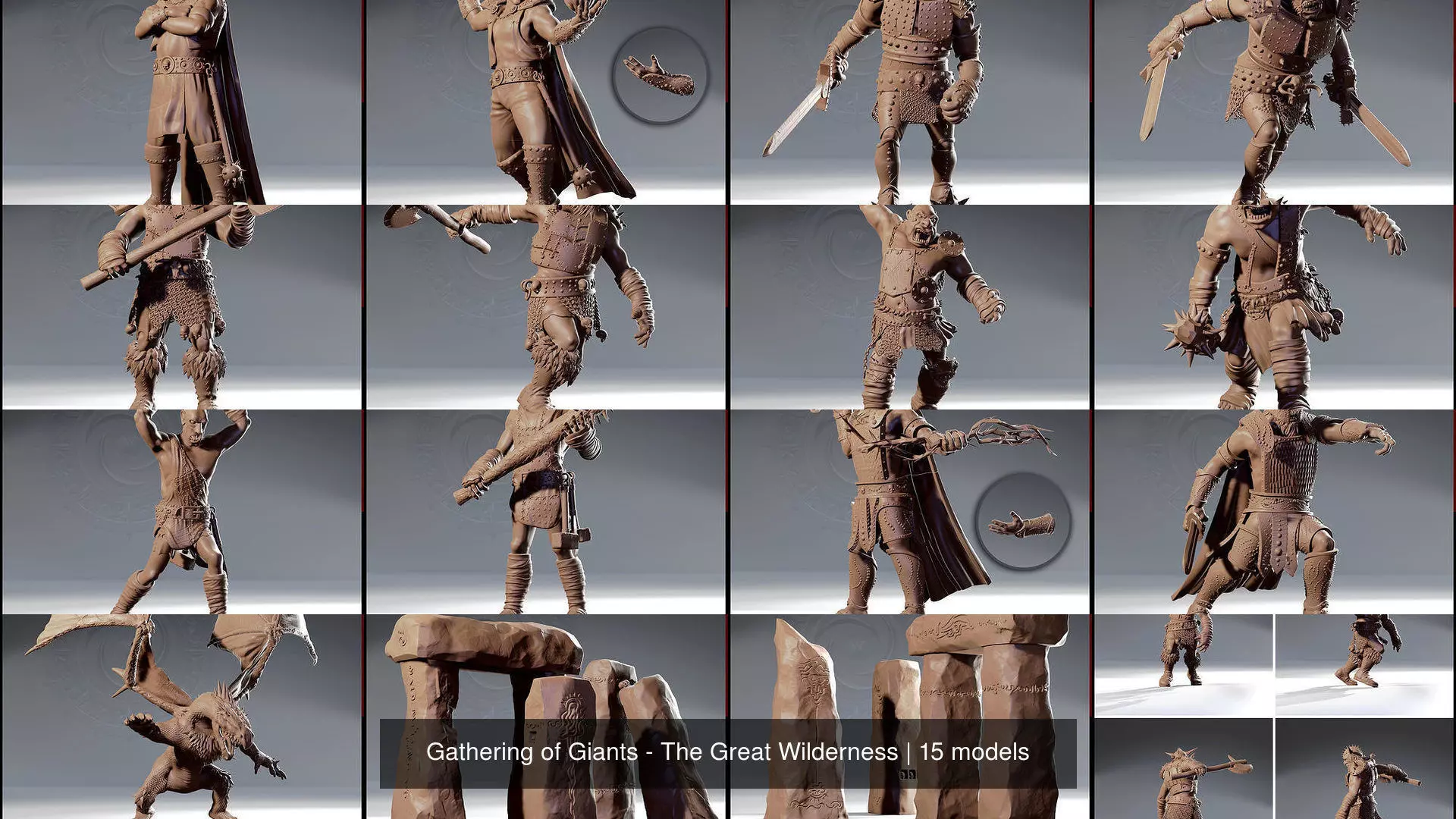Gathering of Giants - The Great Wilderness 3D Model Collection_16