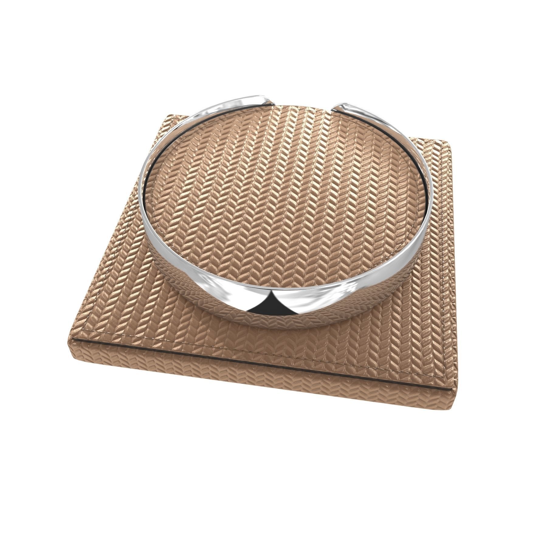 Katharine Pooley coaster set taupe  3D model_4