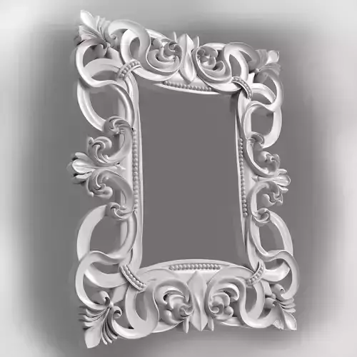 Frame for mirror for CNC milling 3D print model 3D print model