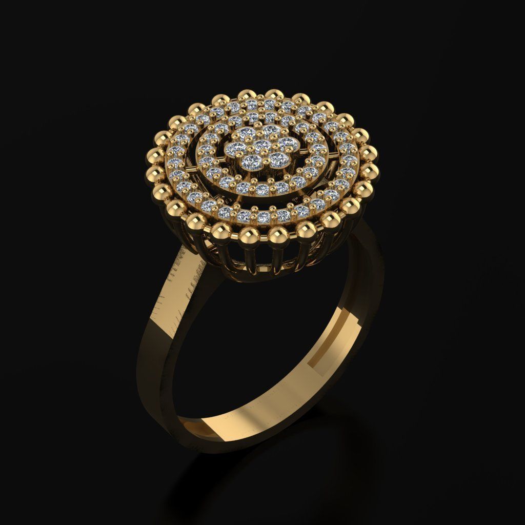 RING SIZE 18 NEW MODEL -GOLD PARK 3D print model_2