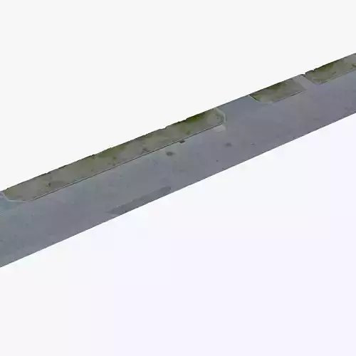 Suburbian Street Pavement Concrete Brick 3d Scanned 3D model