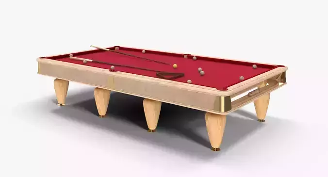 Billiard Table Low-poly 3D model
