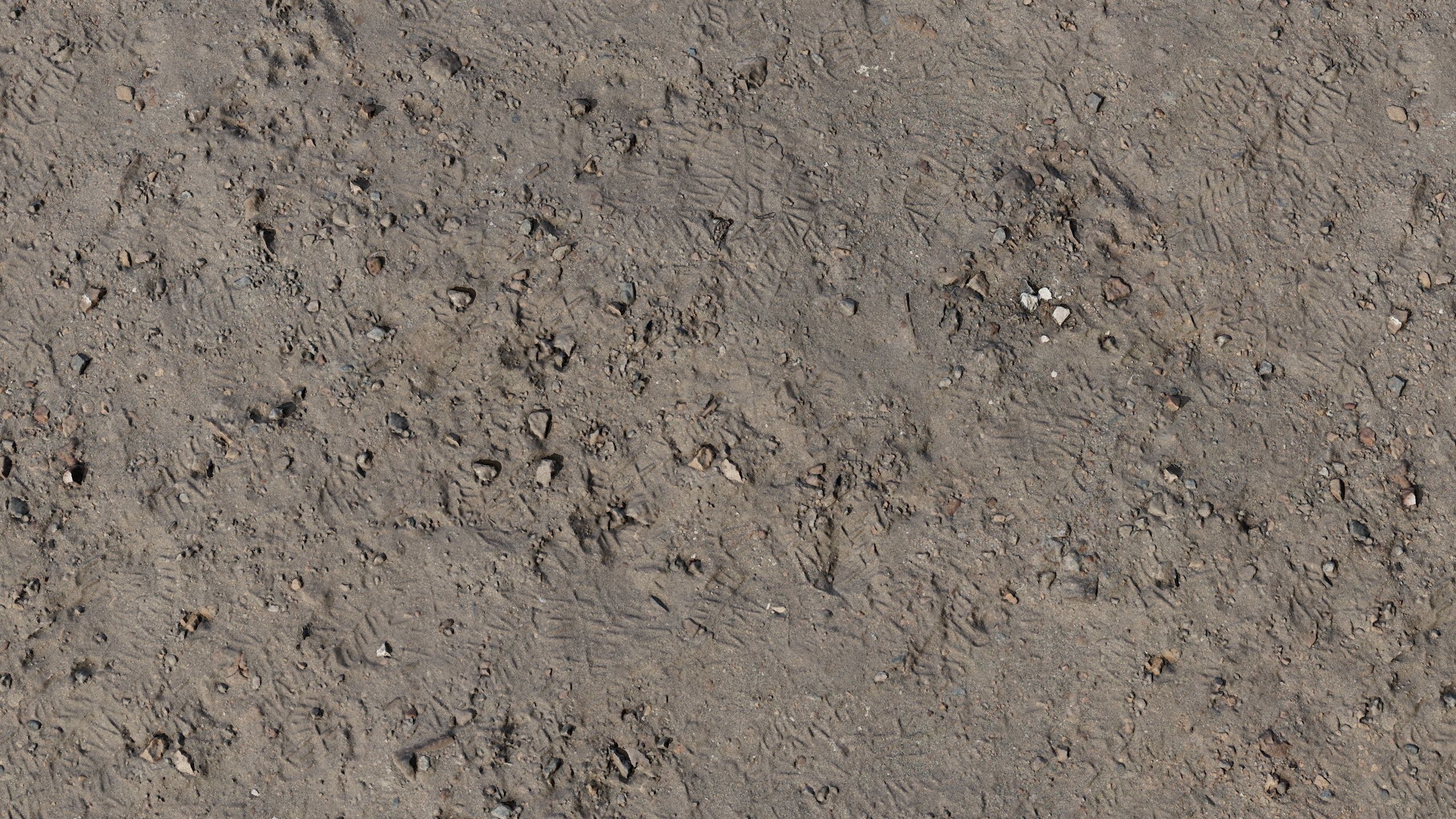 Gravel sand Terrain PBR Texture_5