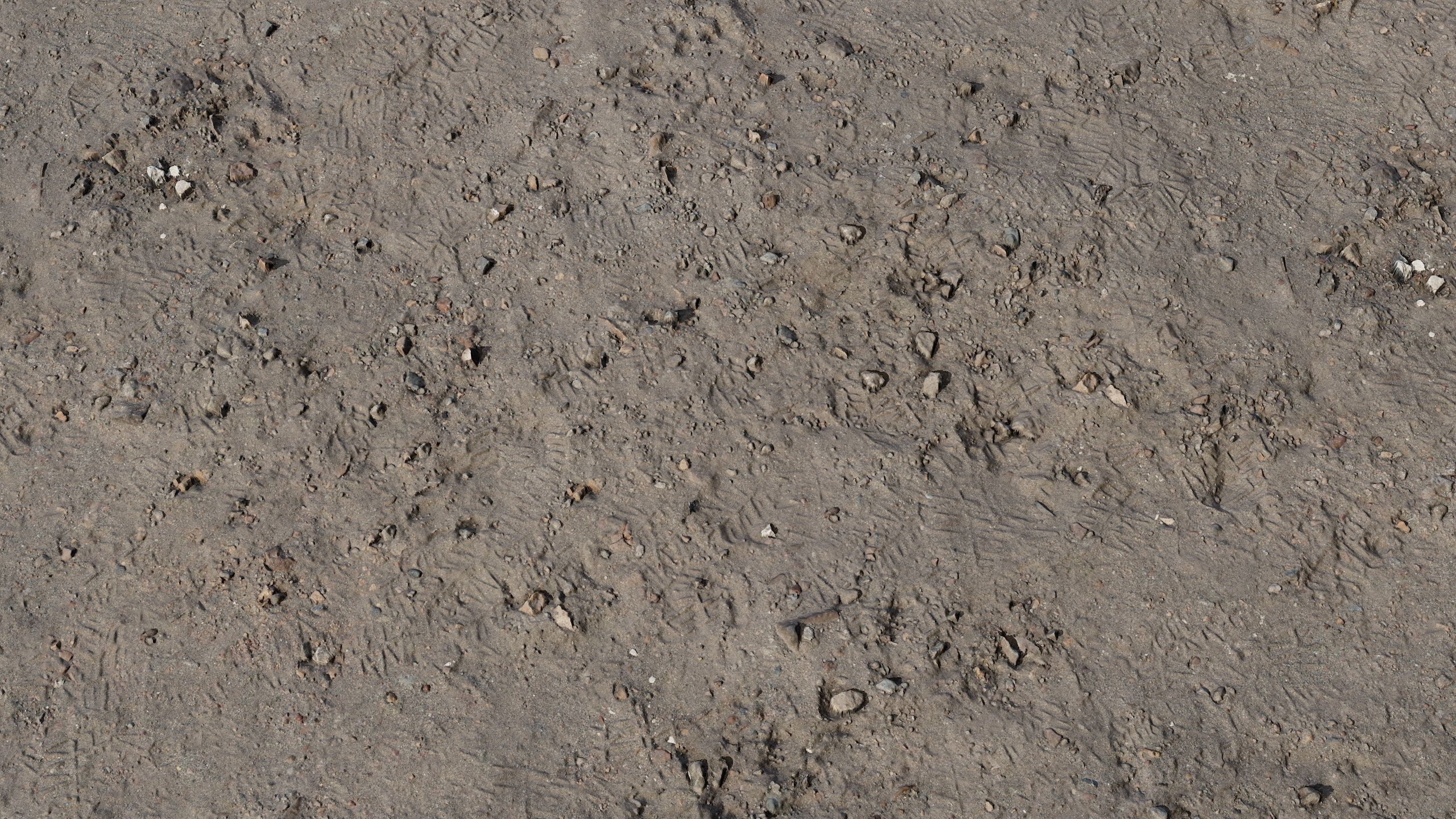 Gravel sand Terrain PBR Texture_8