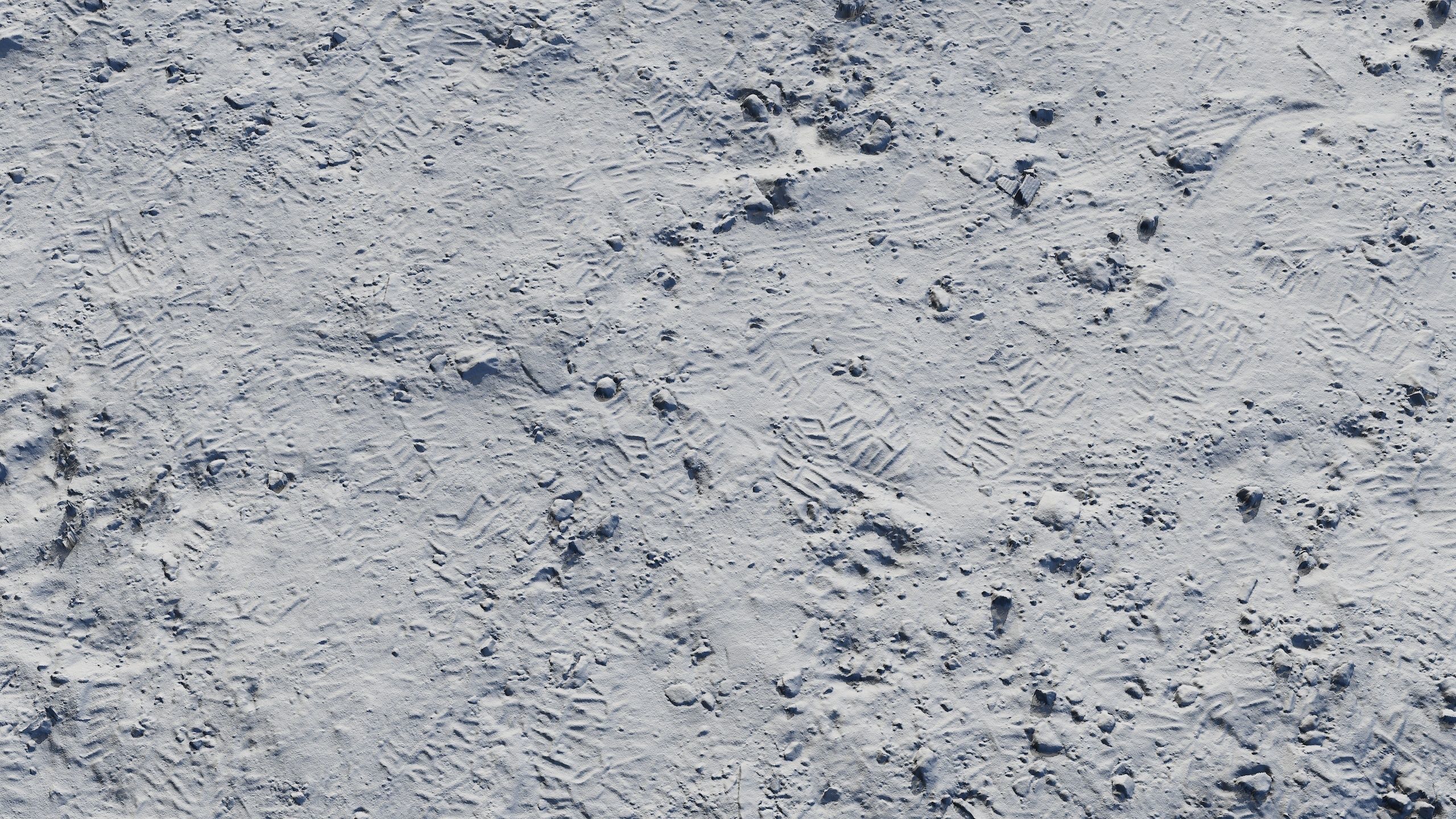 Gravel sand Terrain PBR Texture_2