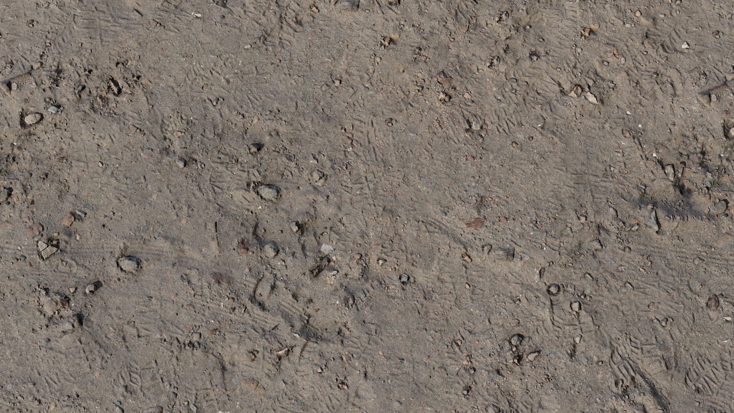 Gravel sand Terrain PBR Texture_7