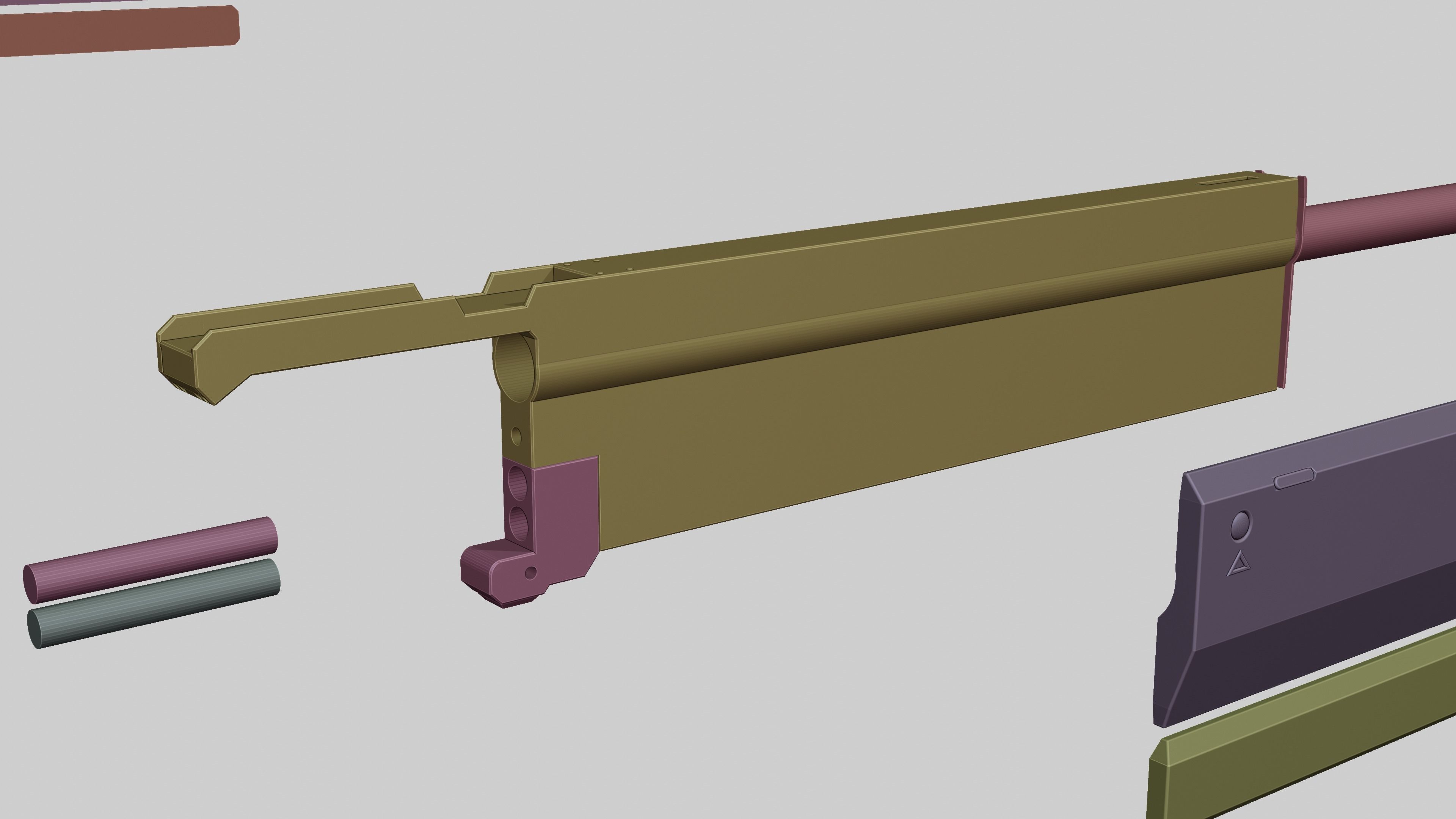 BILLY KID REVOLVERS - ZENLESS ZONE ZERO 3D print model_8