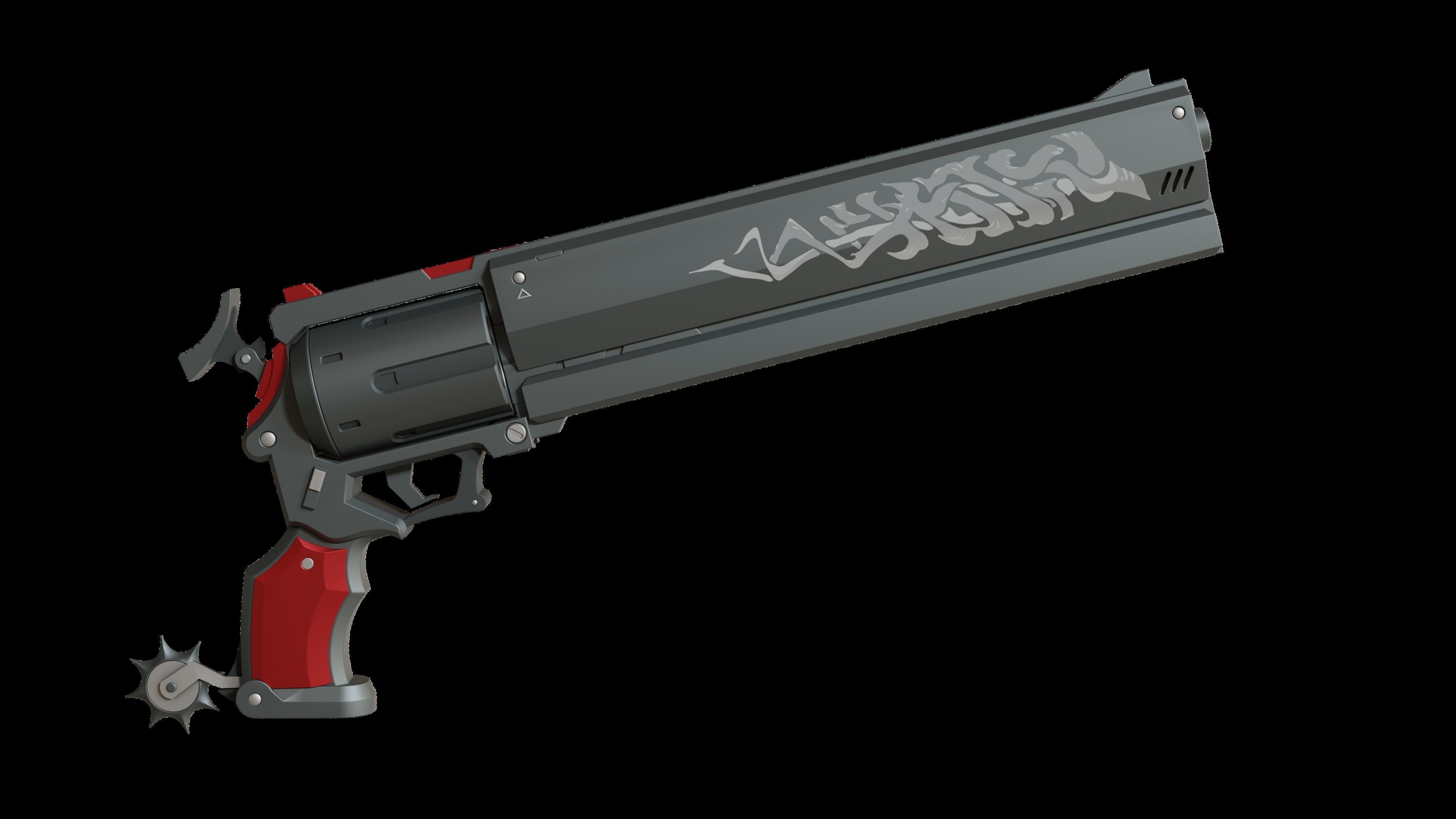 BILLY KID REVOLVERS - ZENLESS ZONE ZERO 3D print model_20