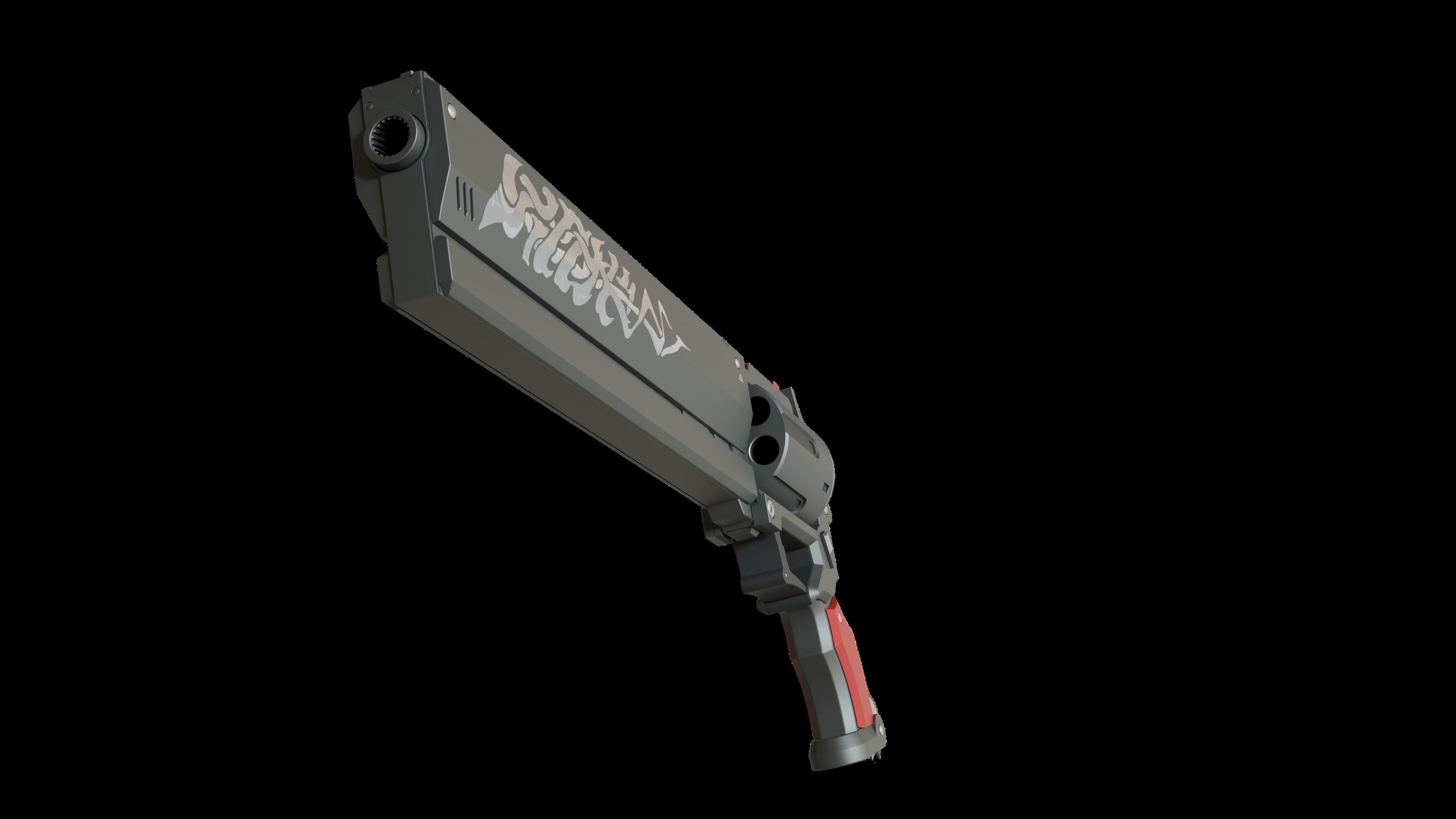 BILLY KID REVOLVERS - ZENLESS ZONE ZERO 3D print model_11