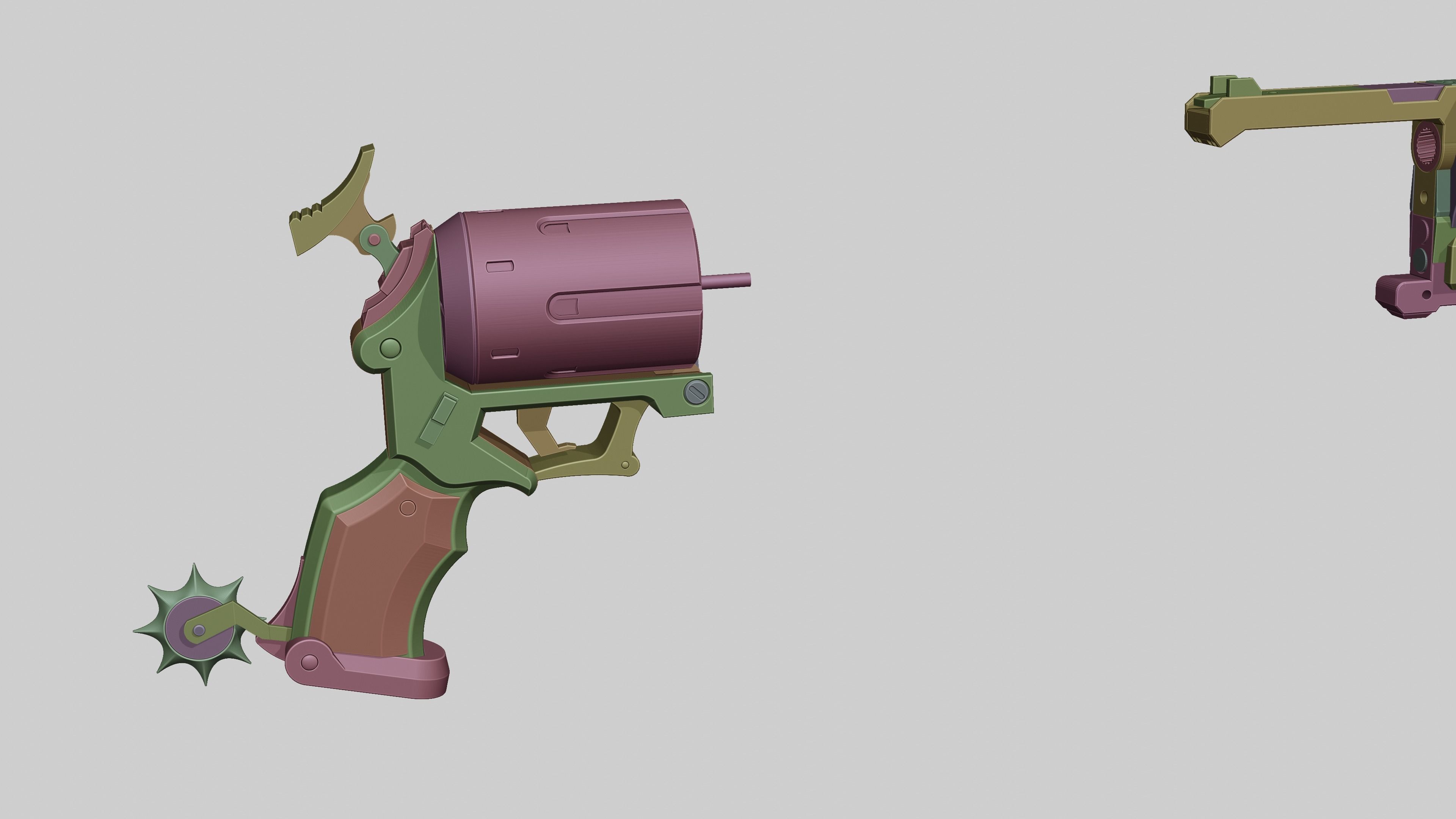 BILLY KID REVOLVERS - ZENLESS ZONE ZERO 3D print model_21