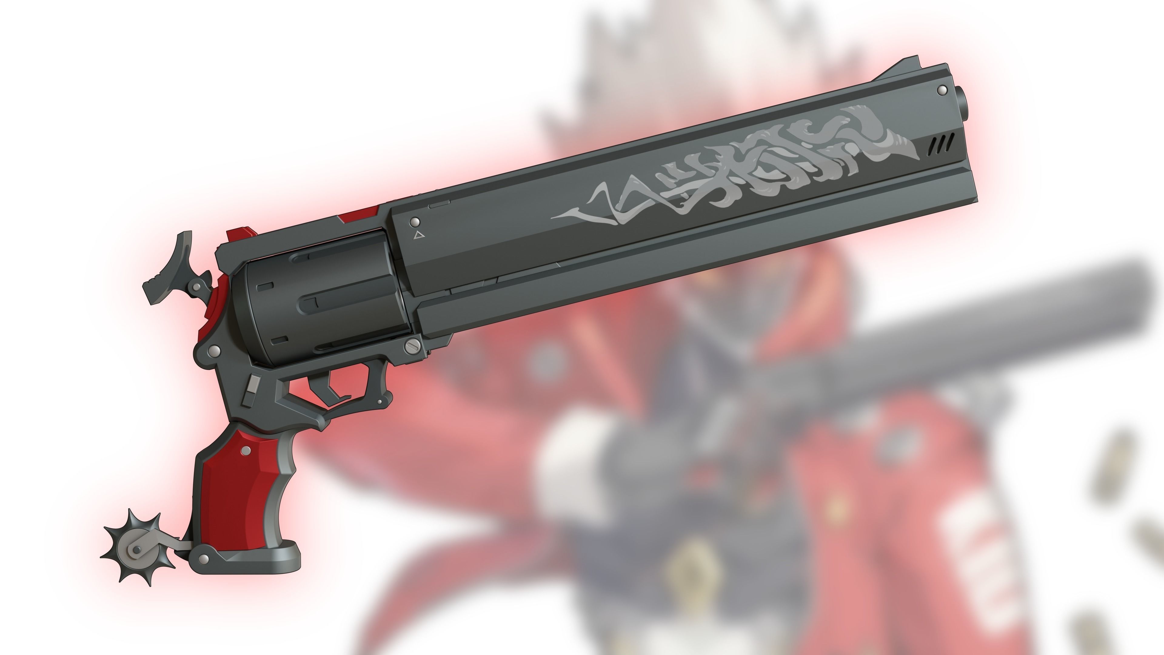 BILLY KID REVOLVERS - ZENLESS ZONE ZERO 3D print model_3