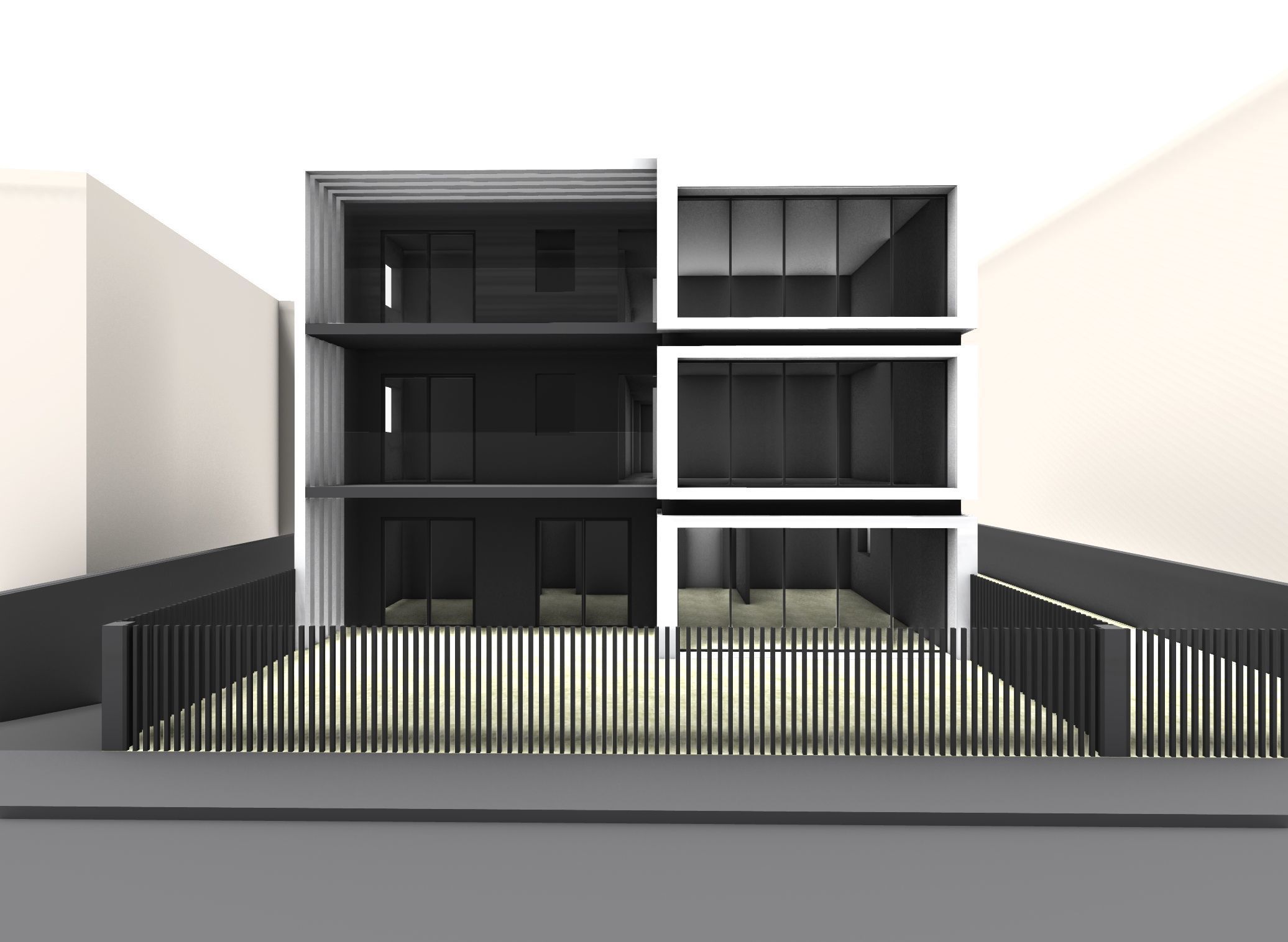 Luxury House Complex 3D model_1