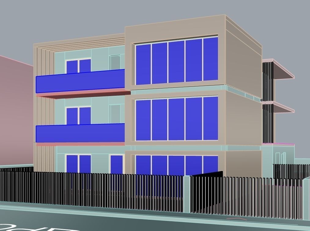 Luxury House Complex 3D model_10