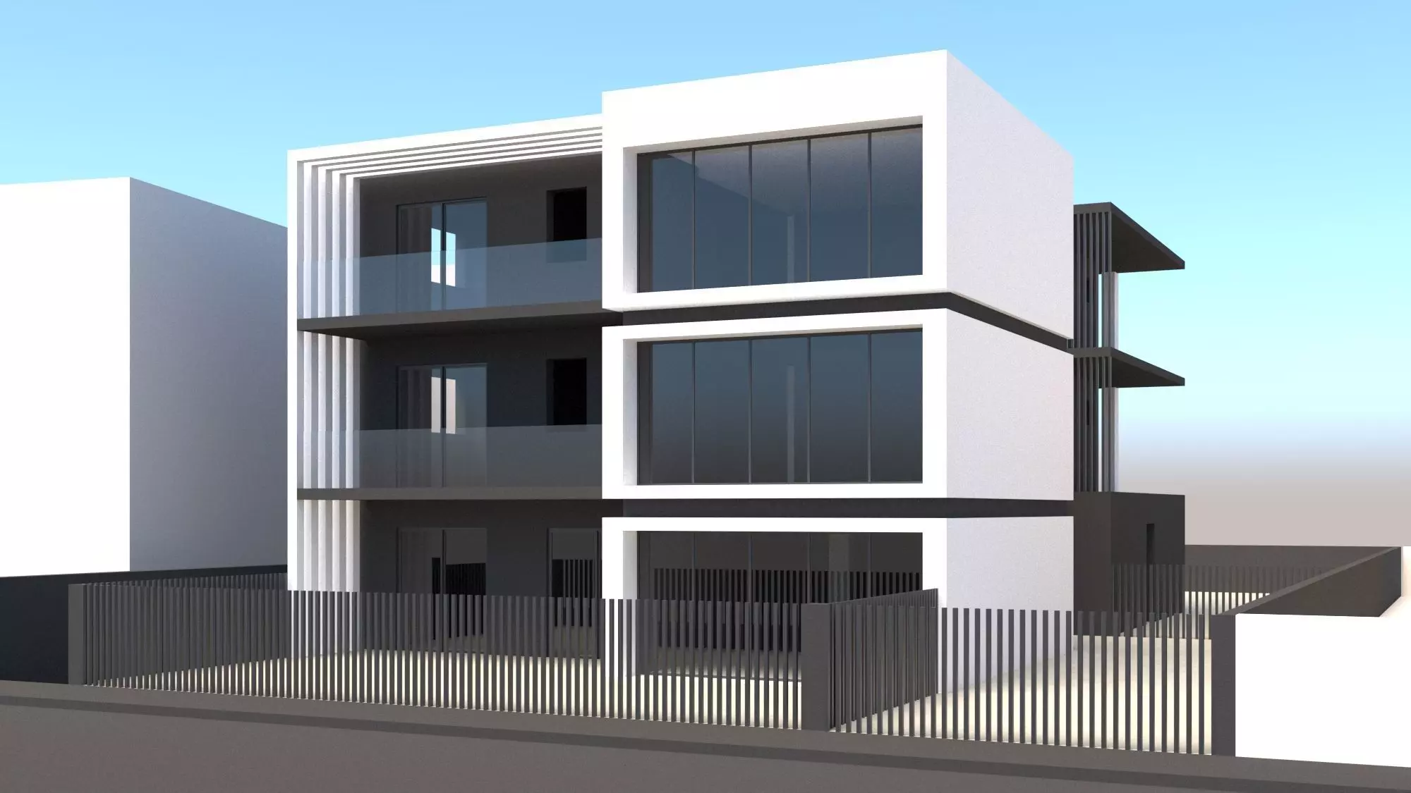 Luxury House Complex 3D model_0