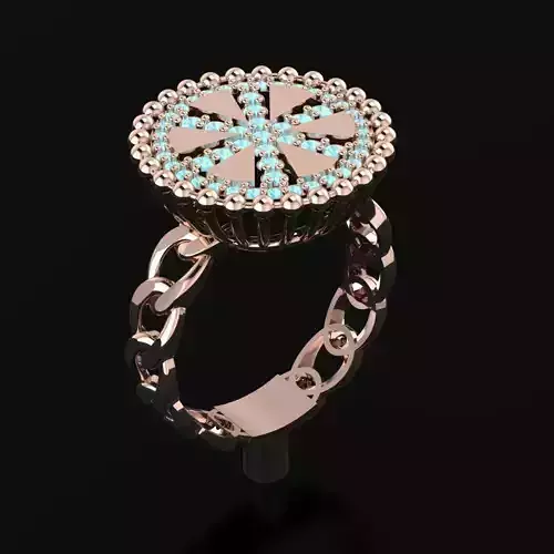 RING SIZE 18 NEW MODEL -GOLD PARK