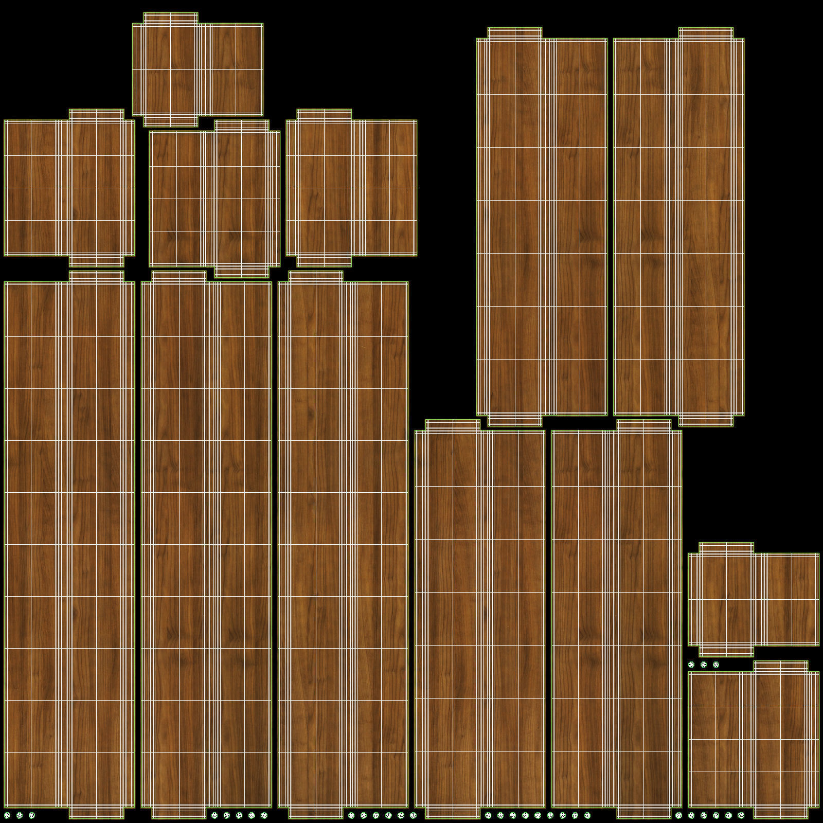 Pet Bed Caramel Velours Low-poly 3D model_30