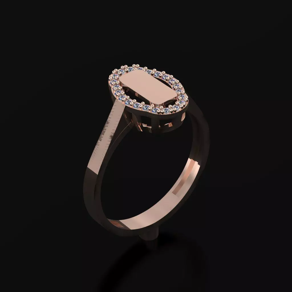 RING SIZE 18 NEW MODEL -GOLD PARK 3D print model