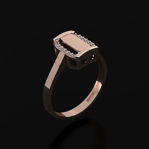 RING SIZE 18 NEW MODEL -GOLD PARK 3D print model