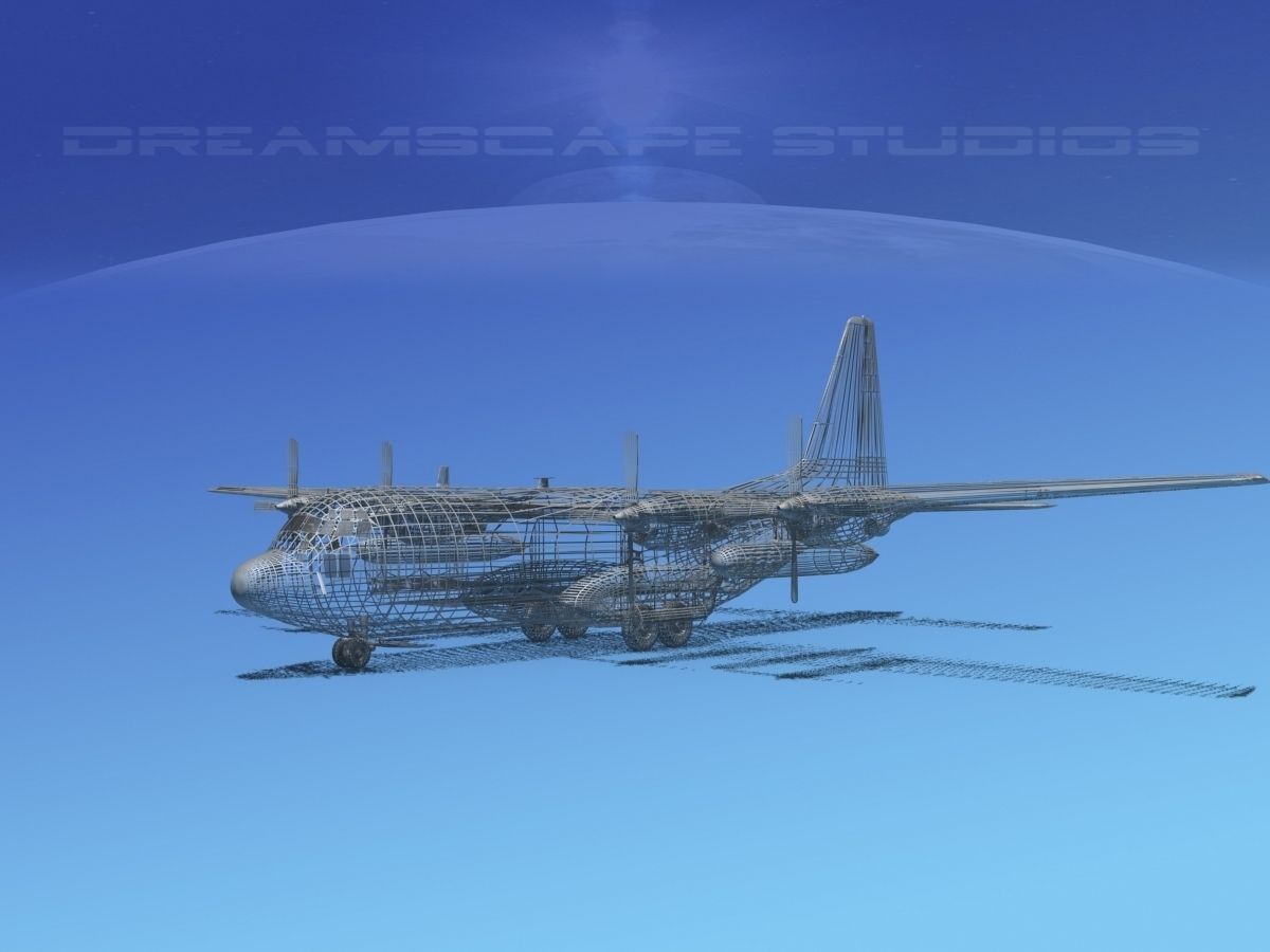 Lockheed C-130 Hercules Netherlands 3D model_2