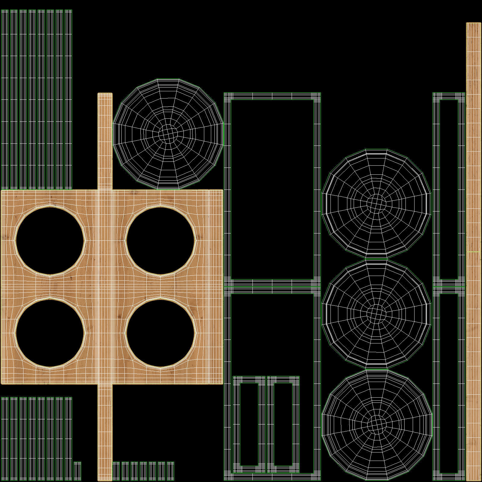 Pet Bowl Low-poly 3D model_33