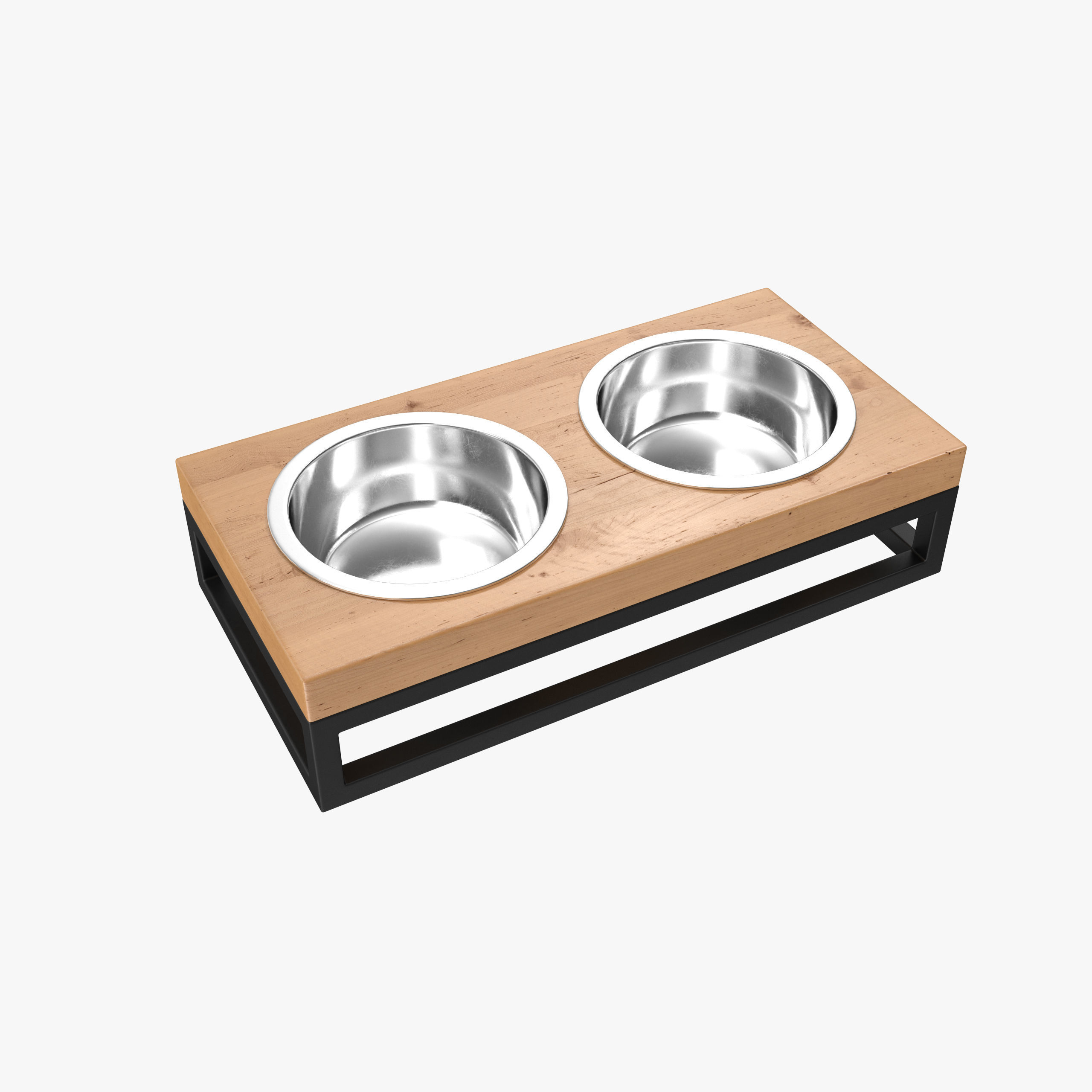 Pet Bowl Low-poly 3D model_25