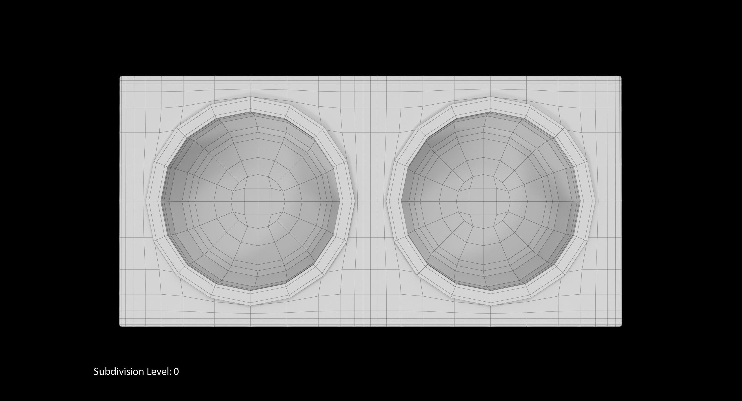 Pet Bowl Low-poly 3D model_21