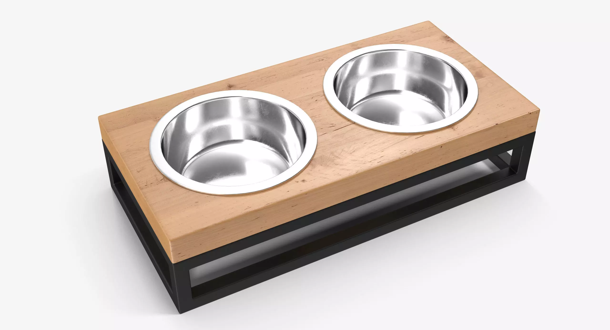 Pet Bowl Low-poly 3D model_0