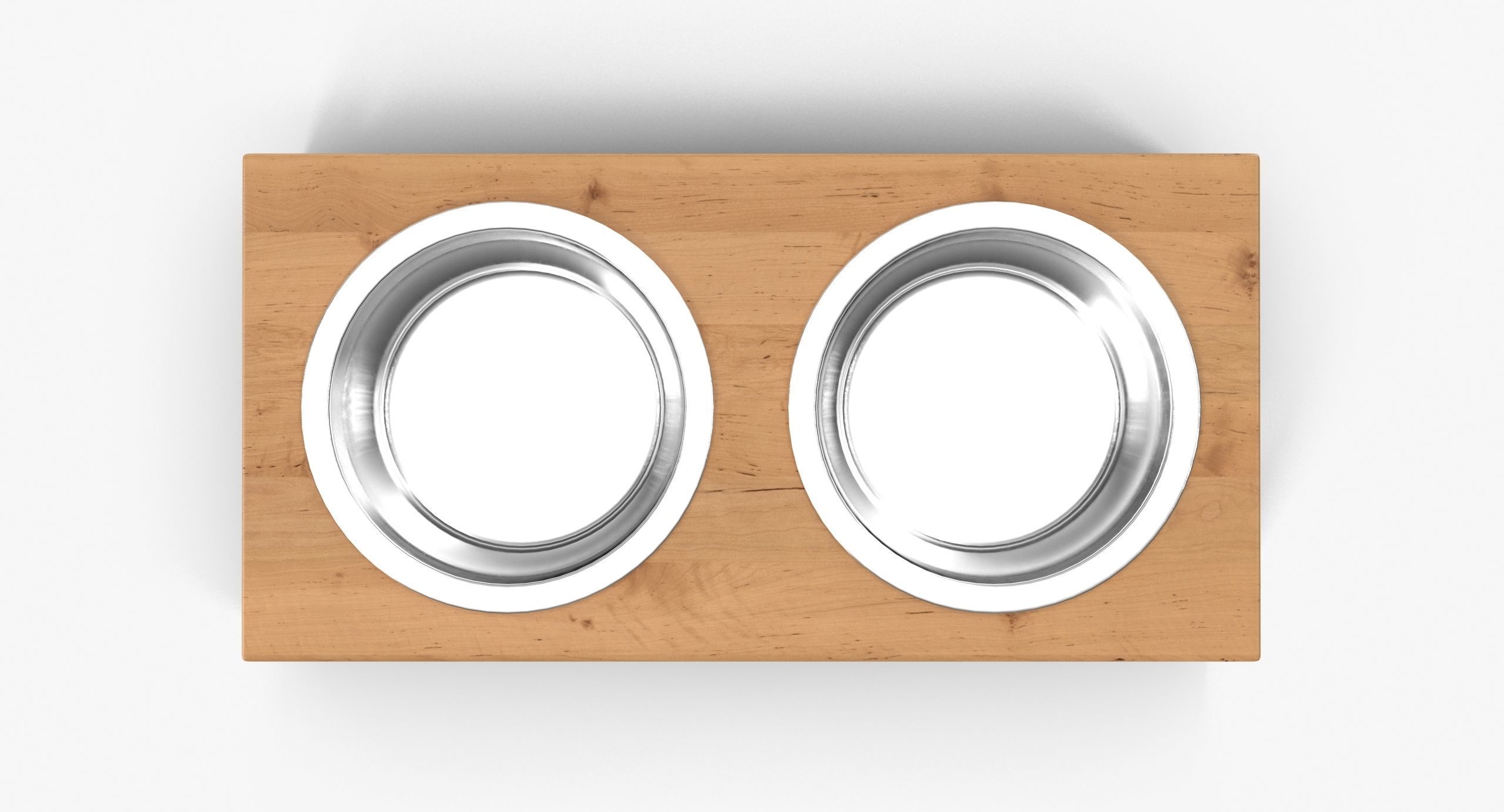 Pet Bowl Low-poly 3D model_4