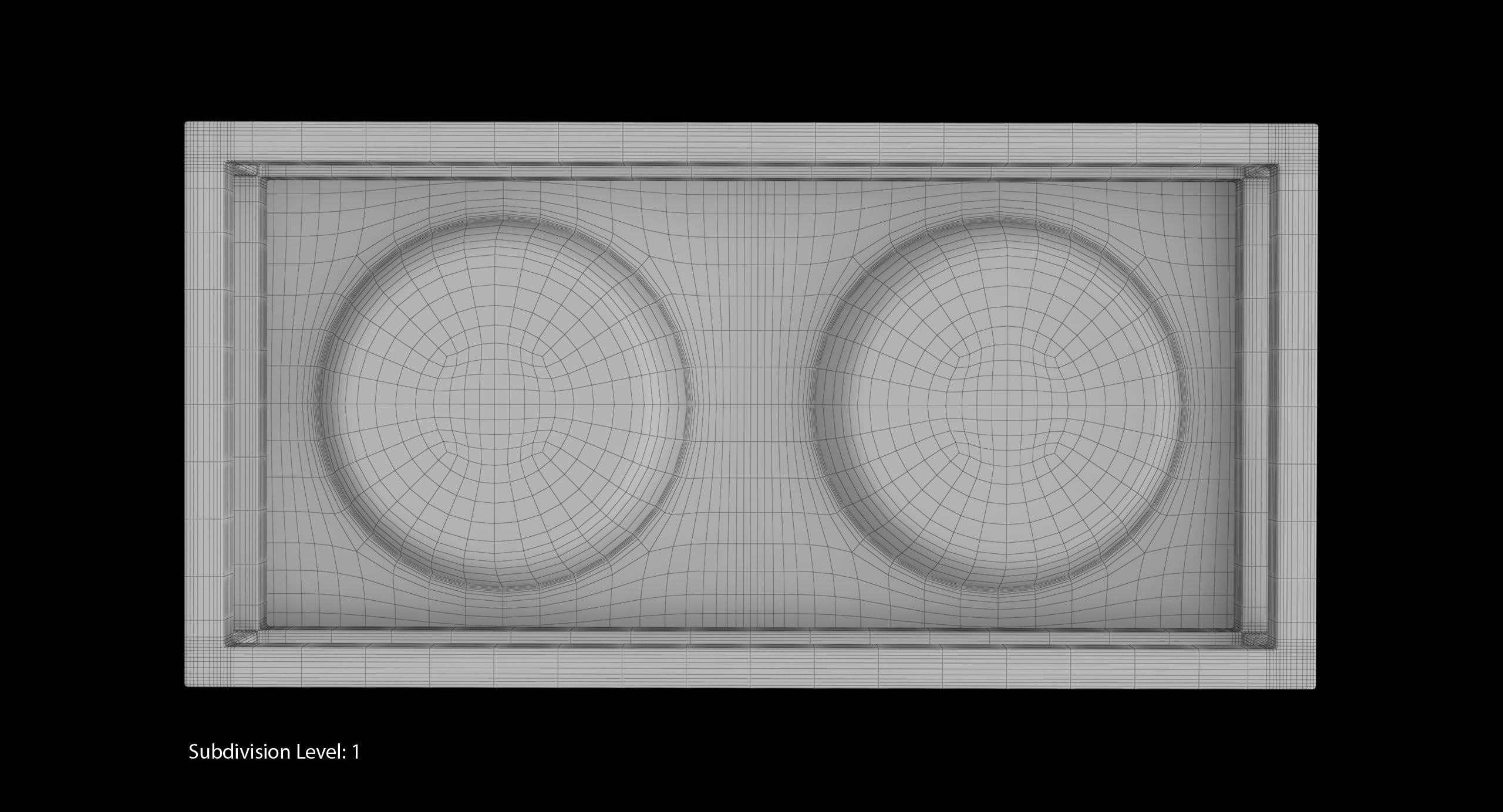 Pet Bowl Low-poly 3D model_24