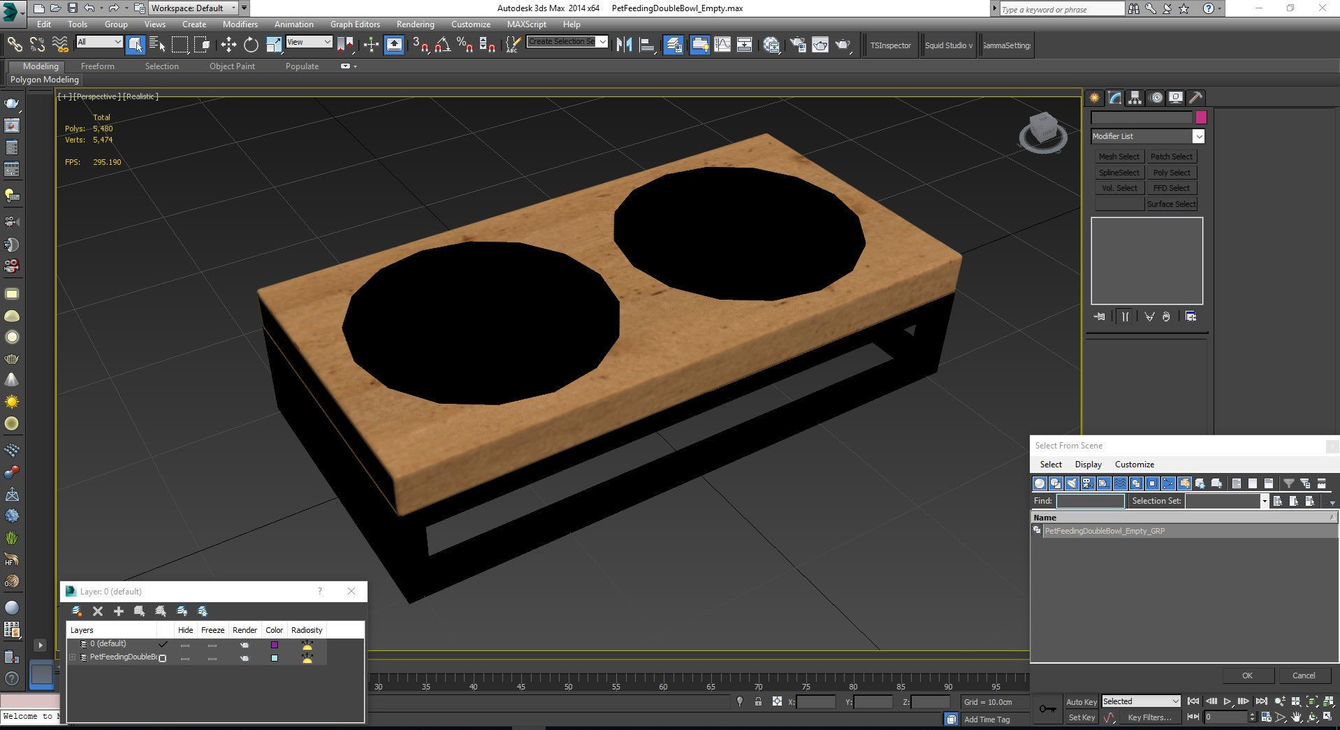 Pet Bowl Low-poly 3D model_27