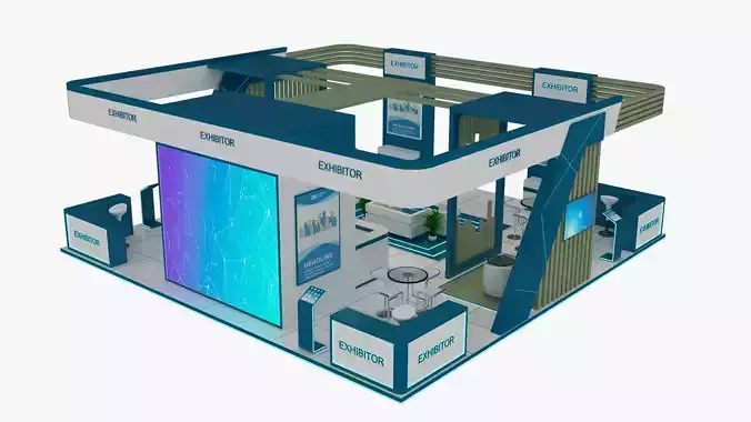 Exhibition booth 10x10 meter 