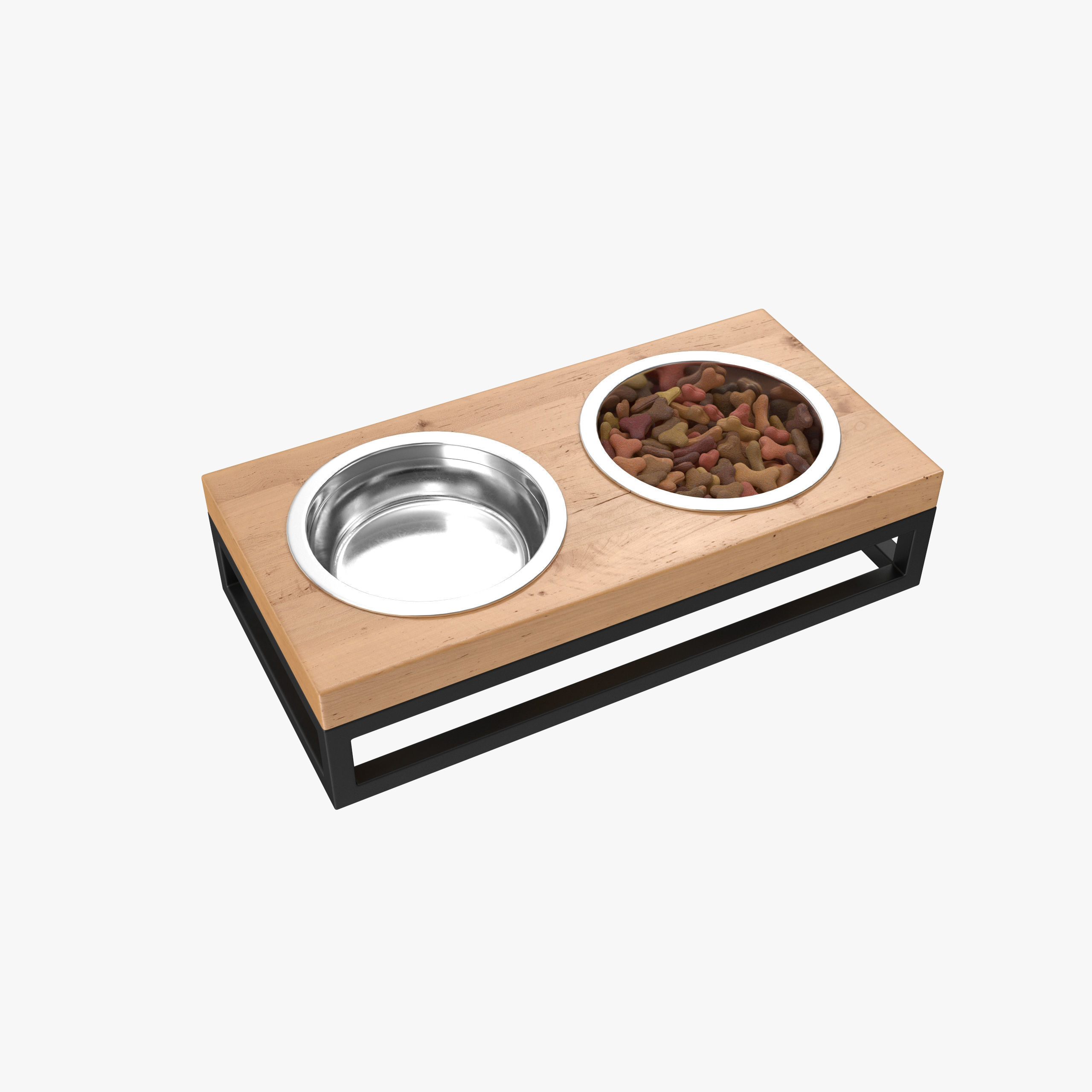 Pet Bowl Full Low-poly 3D model_25
