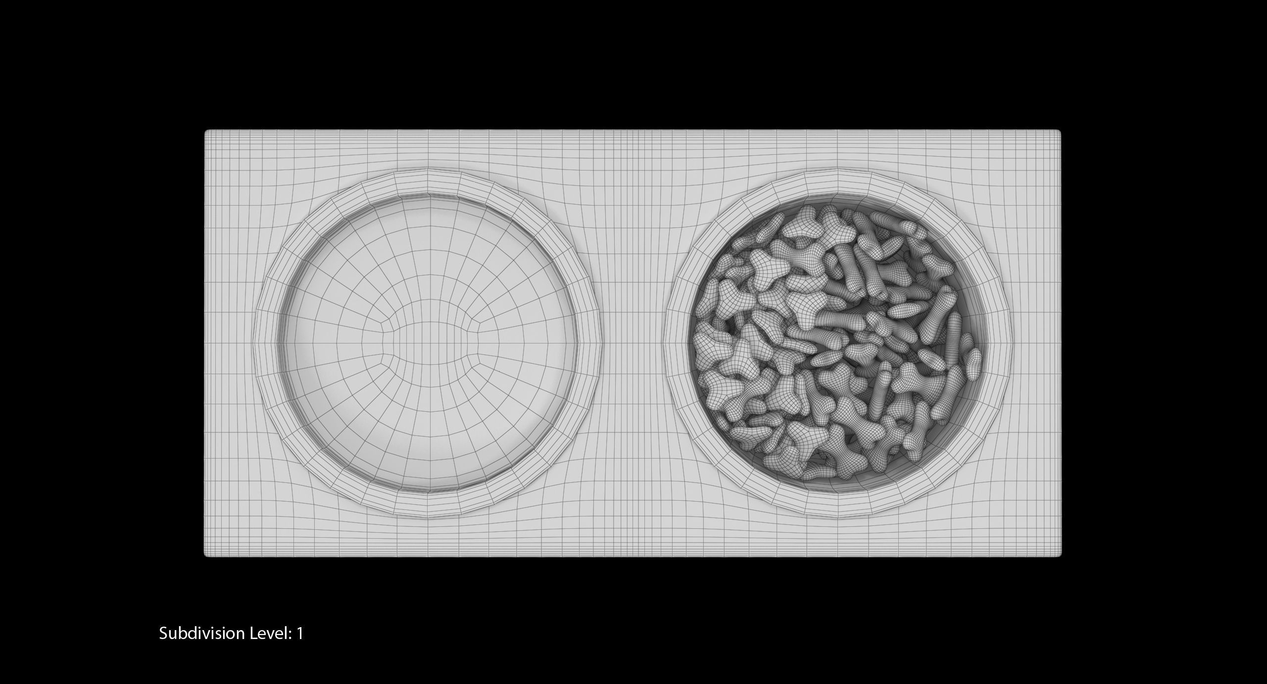 Pet Bowl Full Low-poly 3D model_22