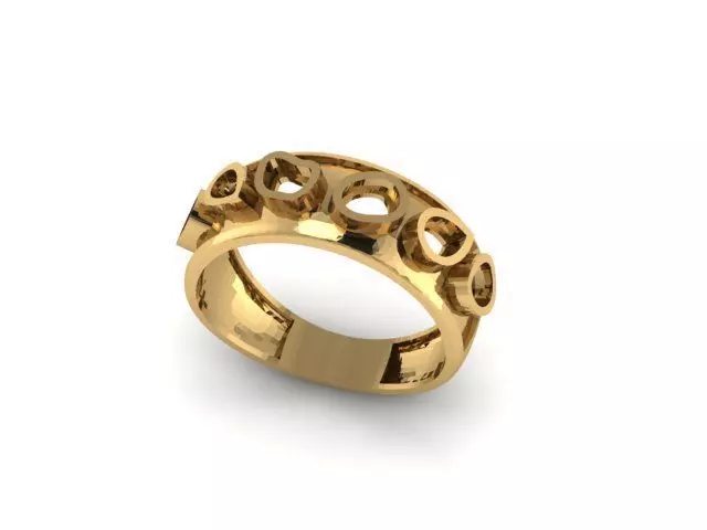 nice ring onley stl file for free Free 3D print model