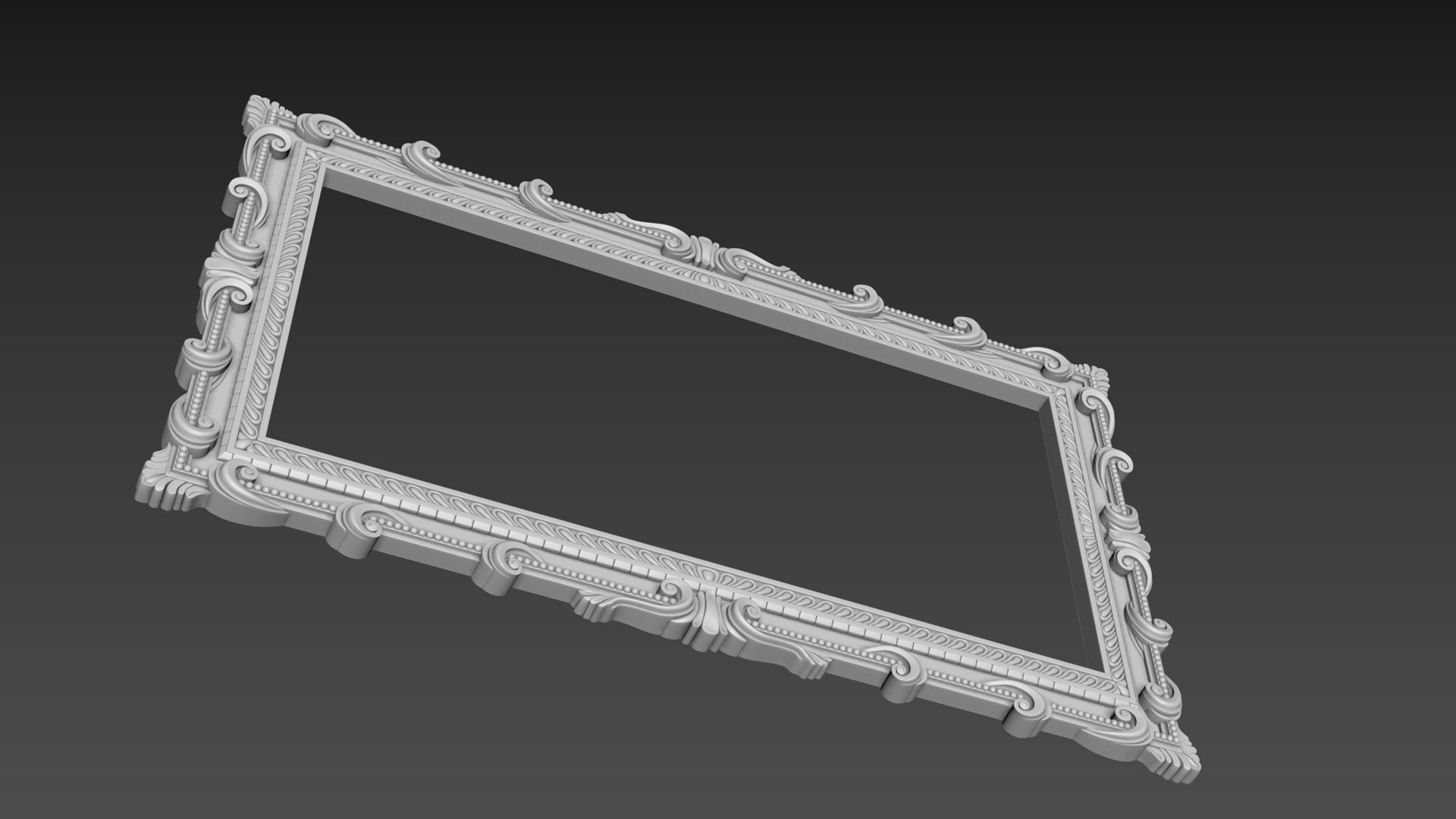 Classic Frame 3D model_7