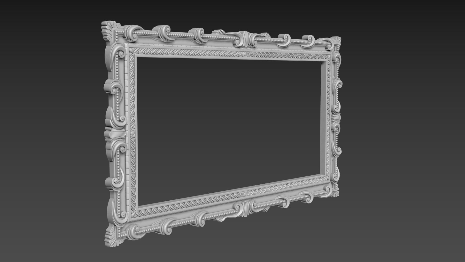 Classic Frame 3D model_2