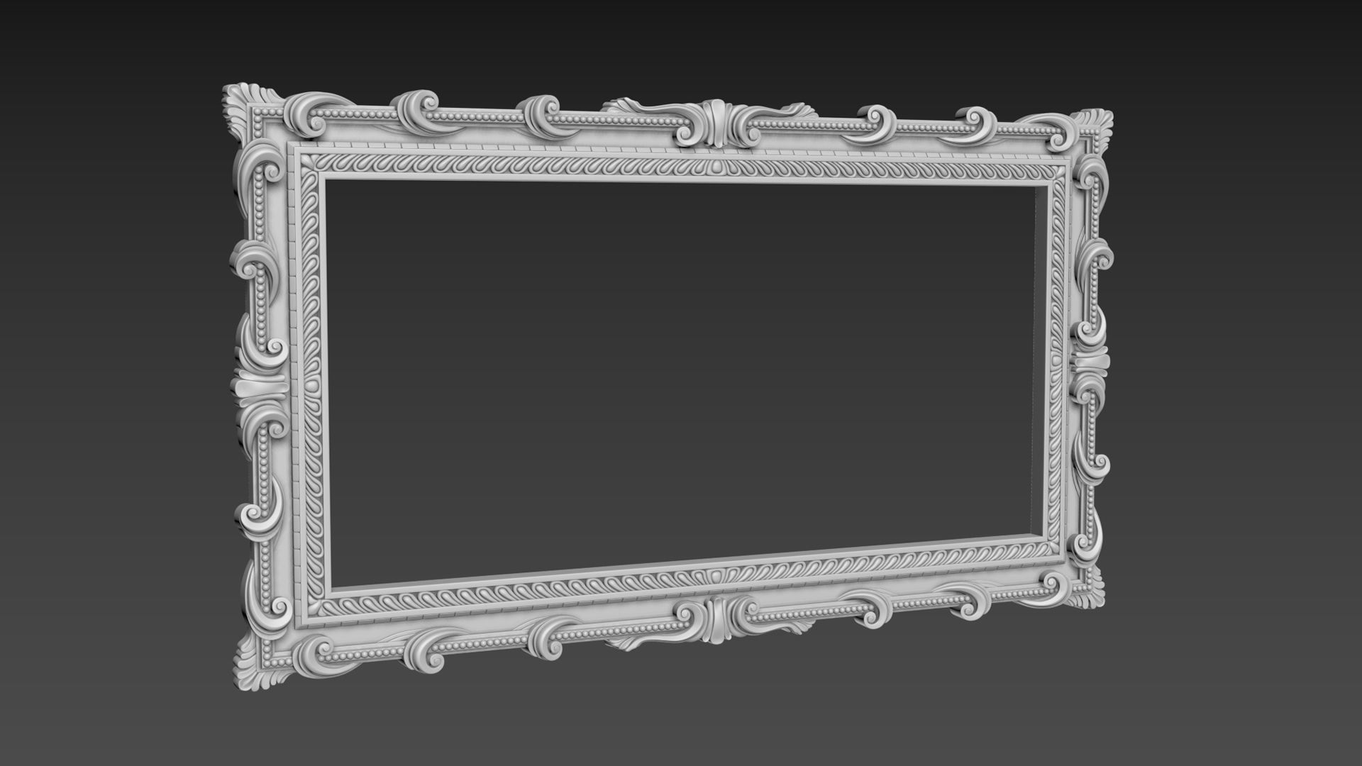 Classic Frame 3D model_1