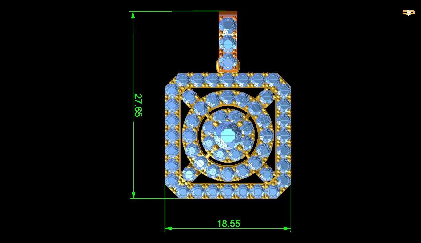 Pendant 3D print model_1