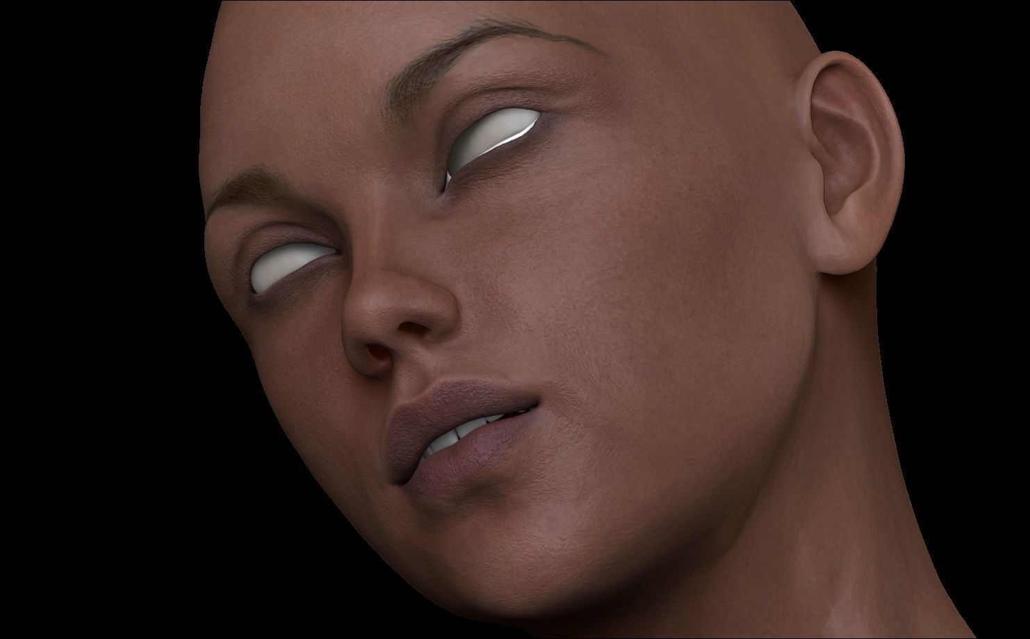 Female Body High Detail Sculpt - B4P3 3D model_4