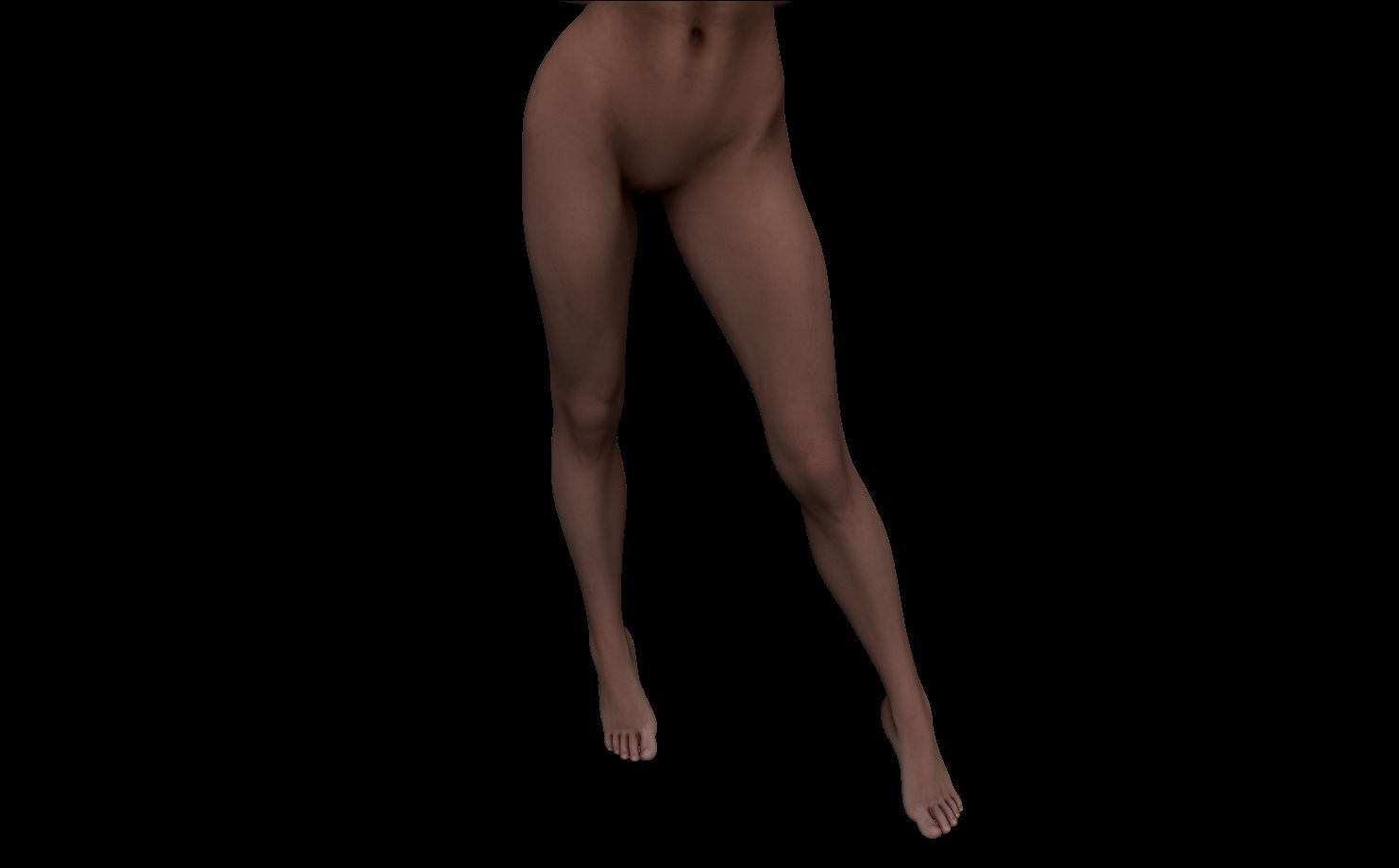 Female Body High Detail Sculpt - B4P3 3D model_5