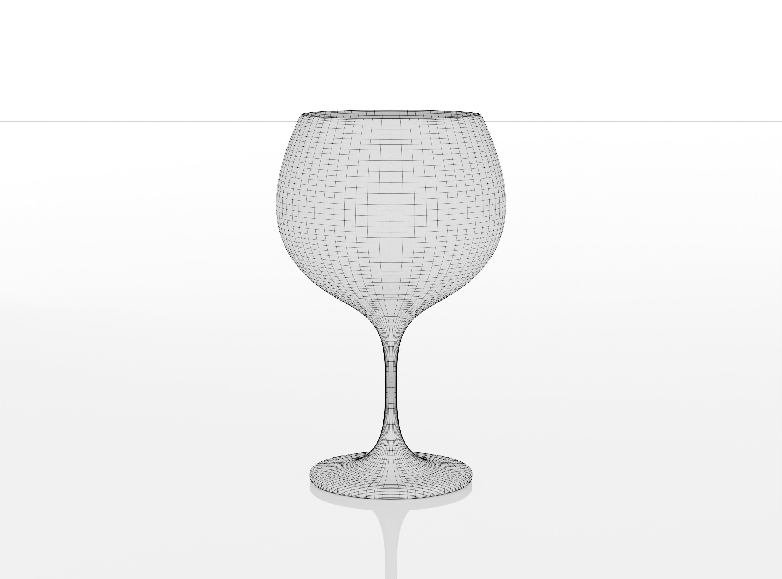 Copa de Balon Glass 3D model_1